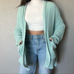 Teal Cardigan